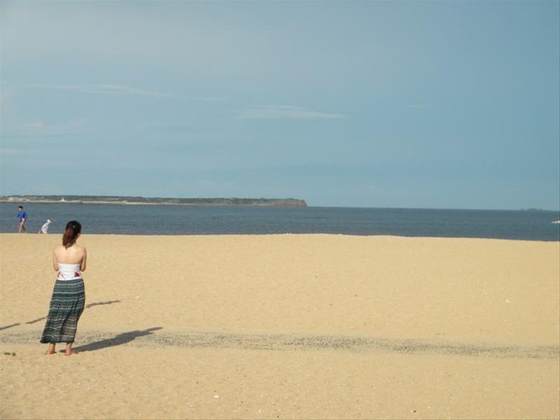 澎湖最長的金黃貝殼沙灘是電視劇菊島之戀的拍攝地點