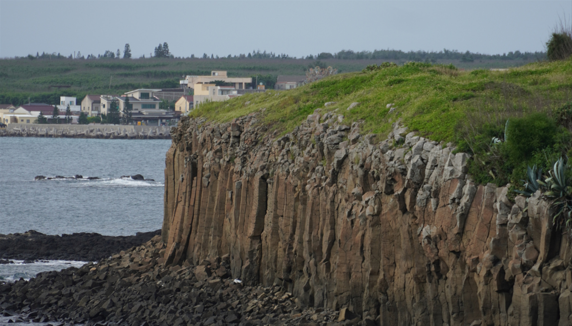 池西柱狀玄武岩&amp;池西岩瀑九孔池
